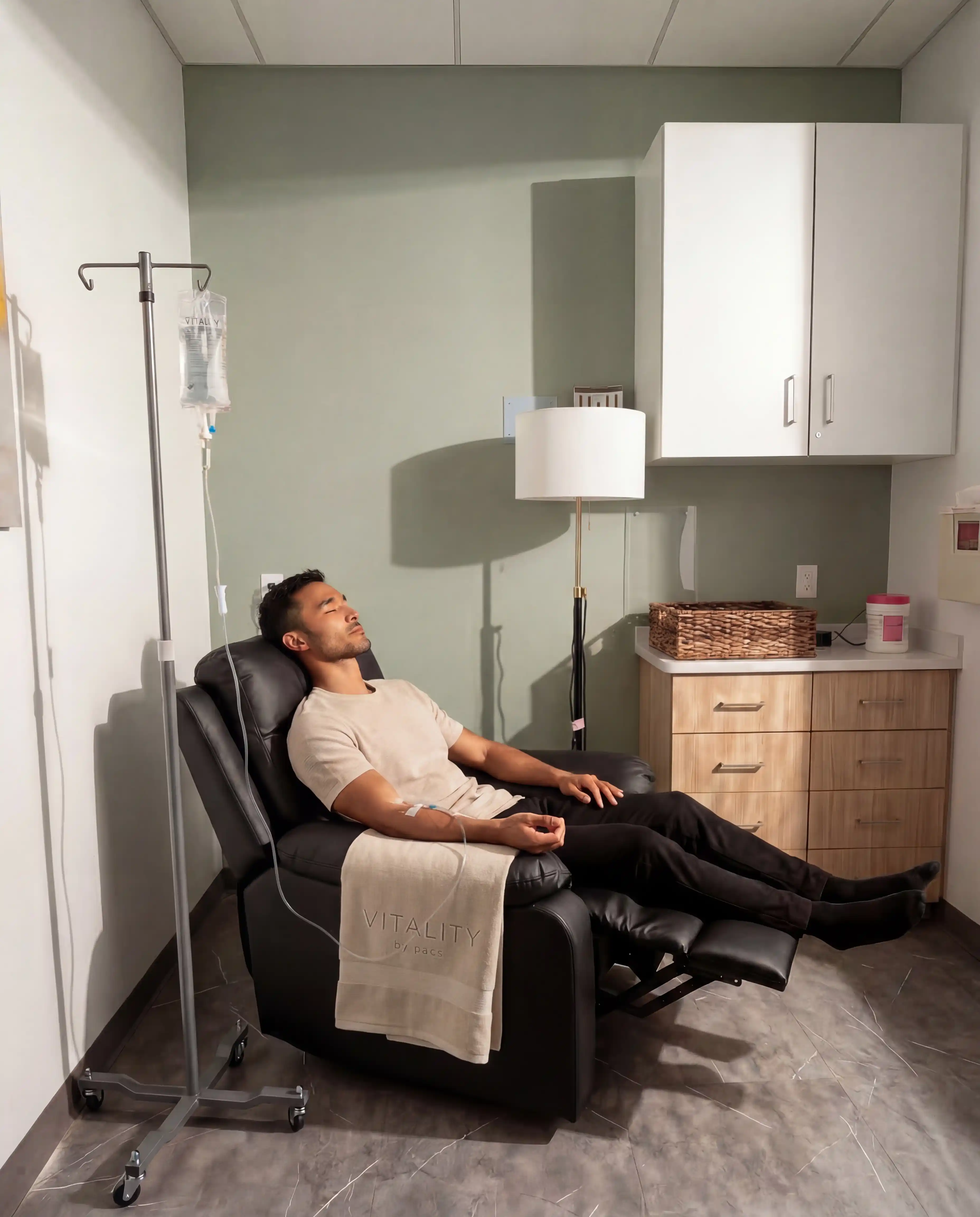 Welcoming wellness center interior at Vitality by PACS in Alexandria, VA