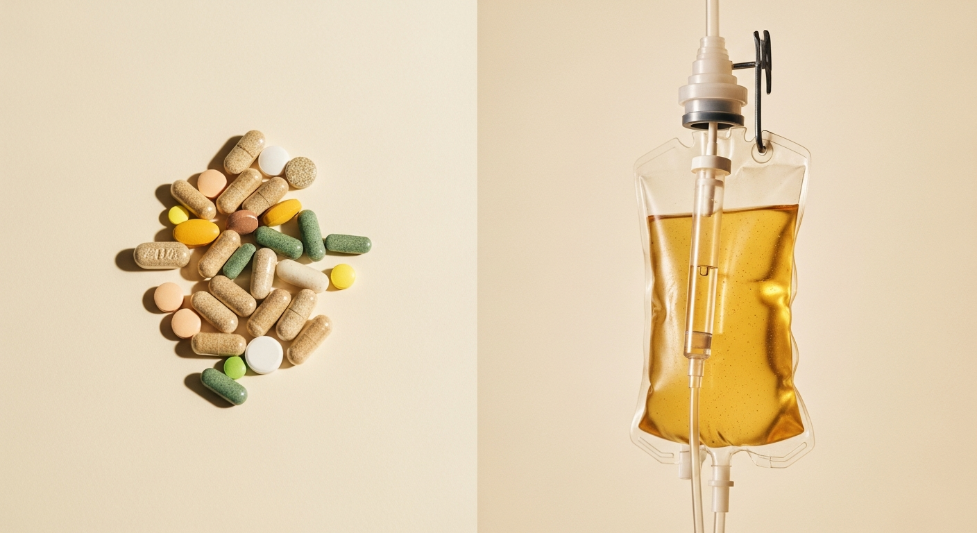 IV Therapy vs Supplements: Absorption Science Revealed